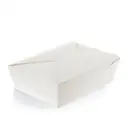 Deli / Lunch Box rectangular 66oz (No. 3) White- Pack of 200