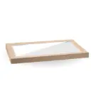 Kraft Catering Tray Lid XL 450mm x 310mm 50 Pack 