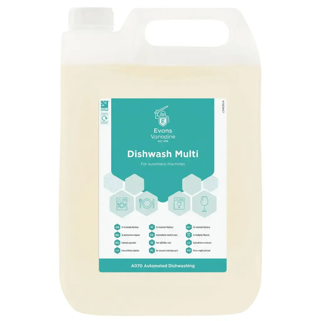 Evans Dishwash Multi Detergent 5L