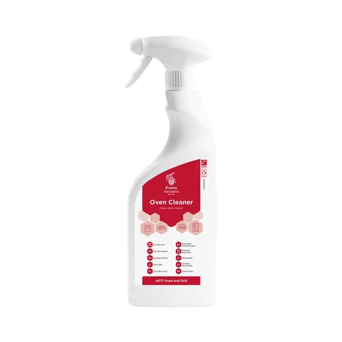 Evans Oven Cleaner Trigger Spray - 6 x 750ml