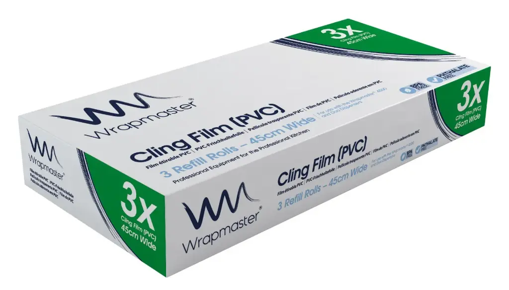 Wrapmaster Clingfilm Refill 450mm x 300m Pack of 3