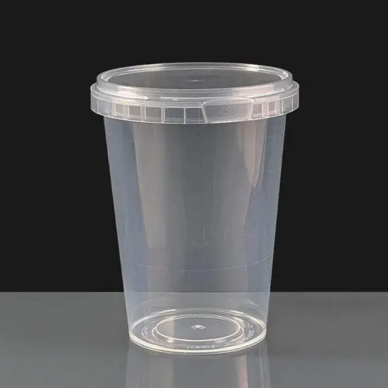 Tamper-proof container with lid 670ml - Pack of 316 )