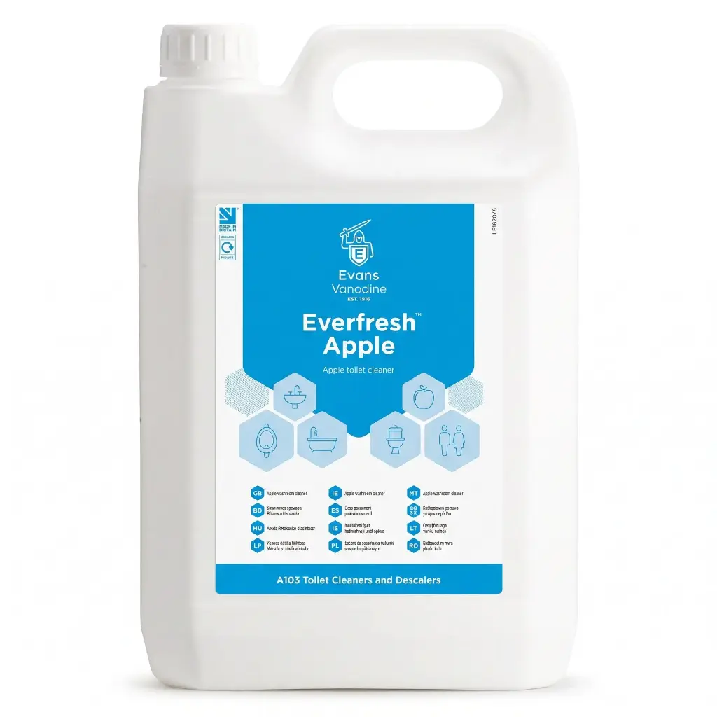 Evans Everfresh Apple Toilet Cleaner - 5 Litre