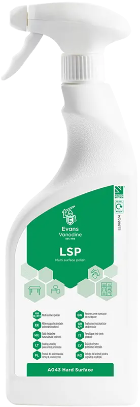 Evans L.S.P. Multi Surface Liquid Spray Polish 6 x 750ml