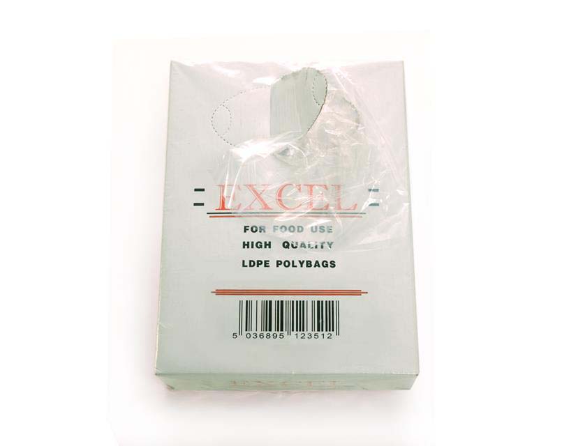 Clear Food Safe Polythene Bags 10x15" - x 1000