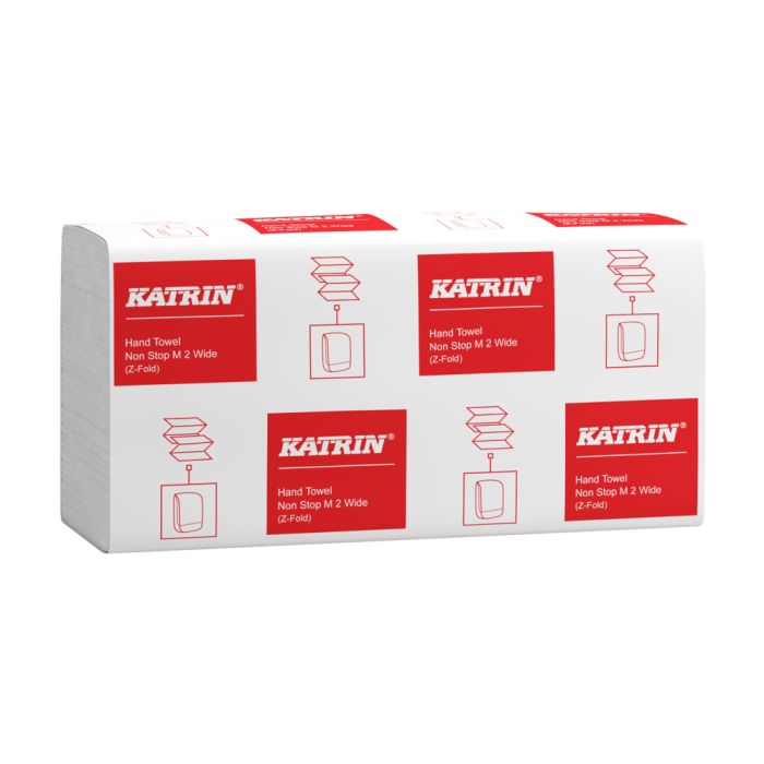 Katrin 61570 White 2py Z Fold Hand towels box of 4000