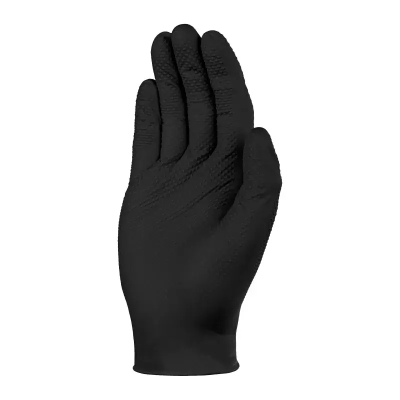 TX924 Black Nitrile HD Grip Gloves  