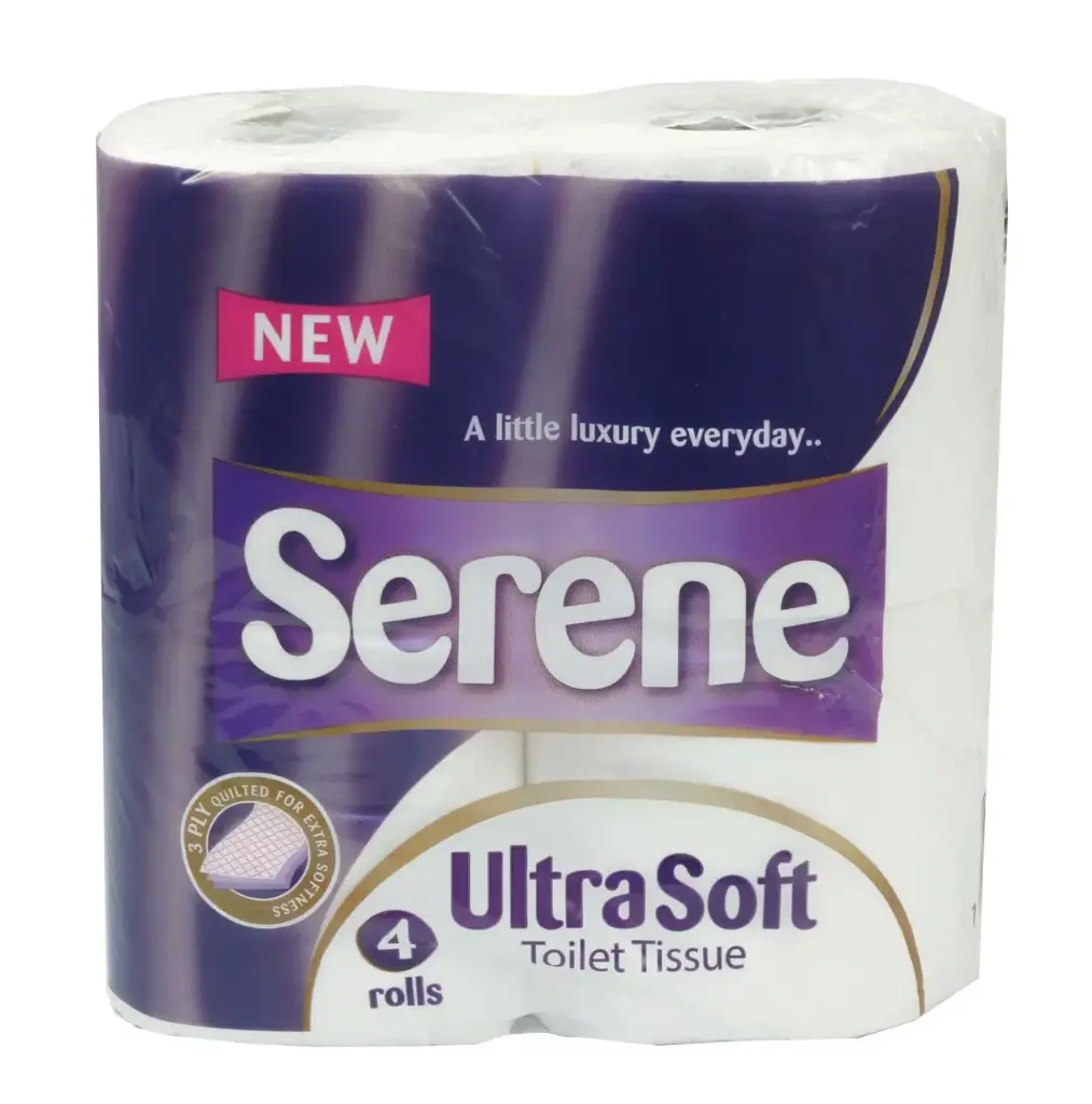 Serene Triple Quilted 3 ply Toilet Rolls