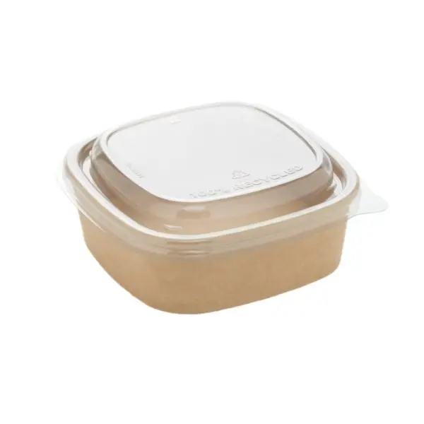 Lid for Square Food Bowl 750 to 1000ml  - Pack of 300 