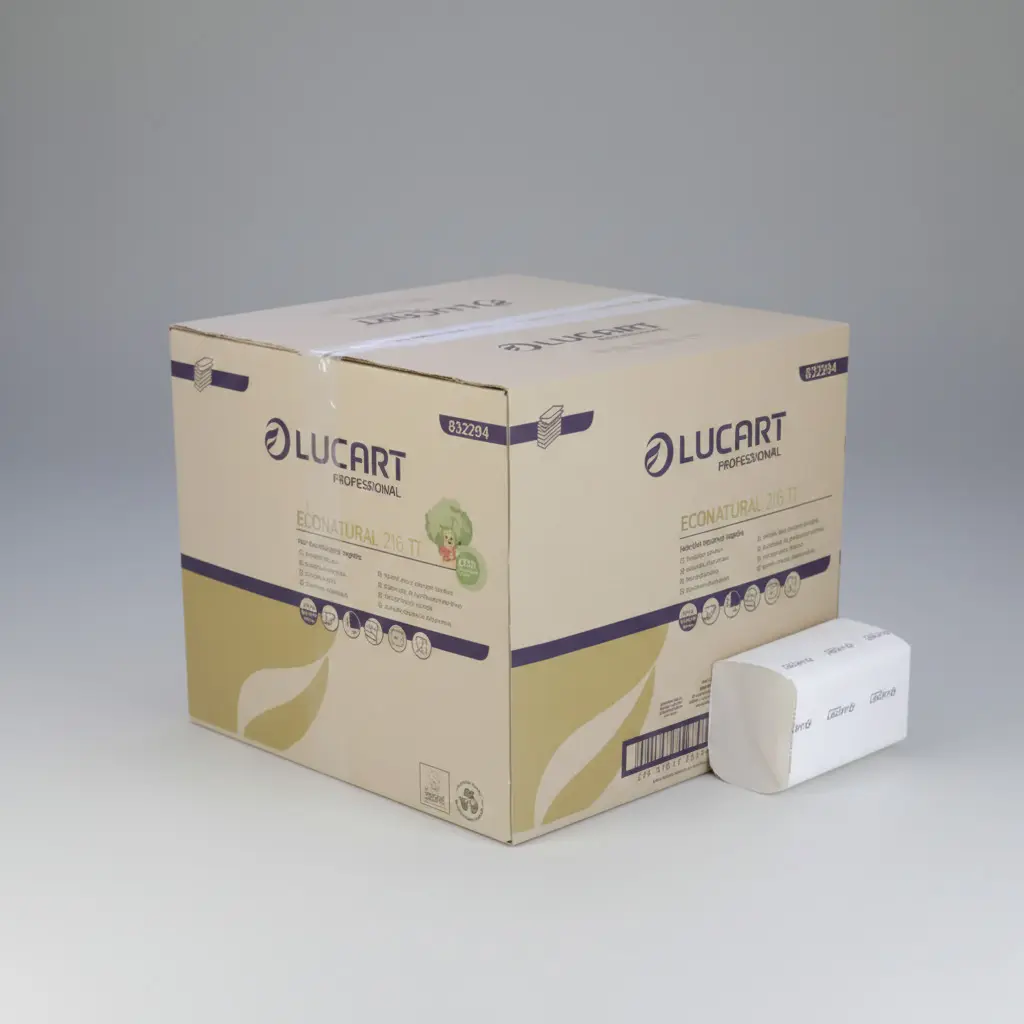 Lucart L-One 2 Ply Napkins box of 6,000