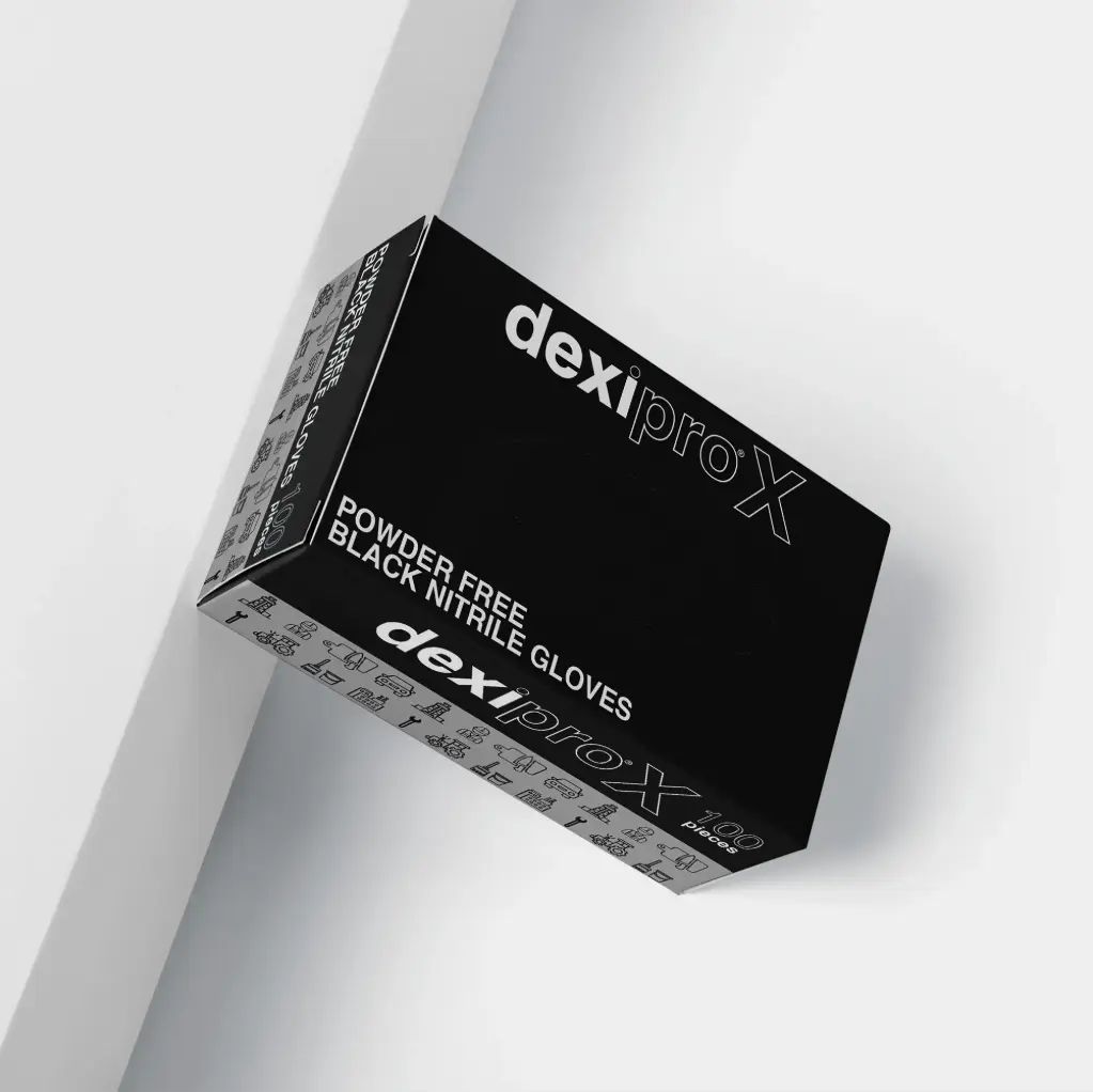 Dexipro - X  5.5g Black Nitrile Glove 
