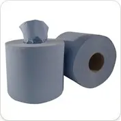 Blue Paper Centrefeed Roll Embossed 120m (Pack of 6) 
