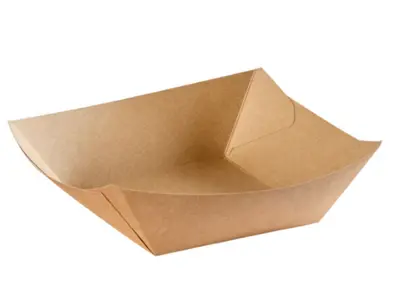 Tray Square Greaseproof Kraft 5" - Pack of 500  