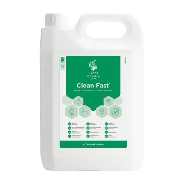 Evans Clean Fast Heavy Duty Washroom Cleaner 5 litre