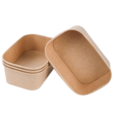Deli / Salad Bowl 500ml rectangular (PE Lined) - Pack of 300 
