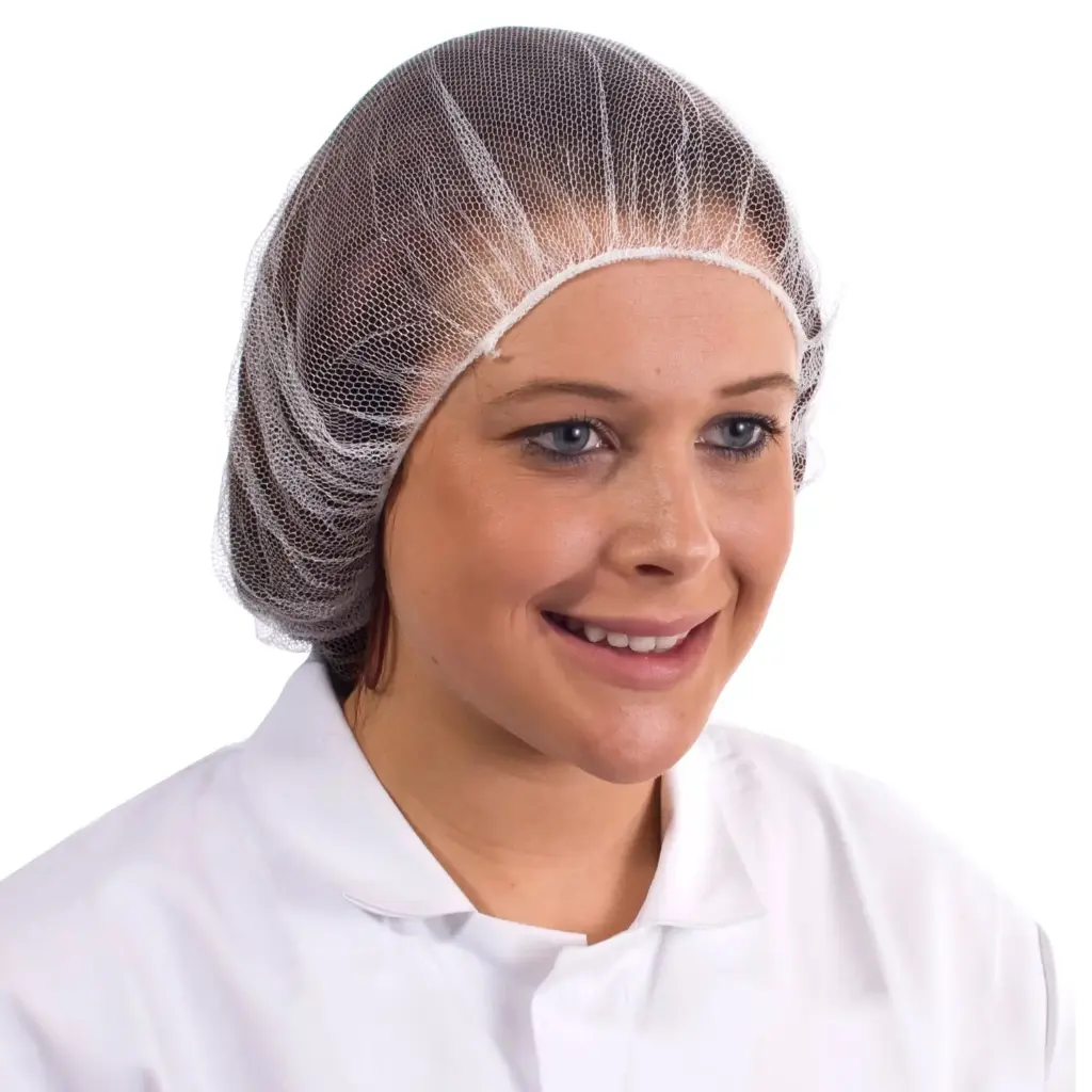 Mesh Hairnet white - pack of 100x10