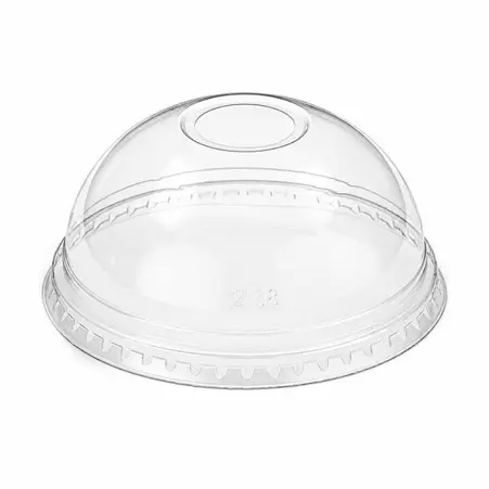  12 & 16oz Clarity 100% rPET Clear Domed Lid (98mm) x 1,000  