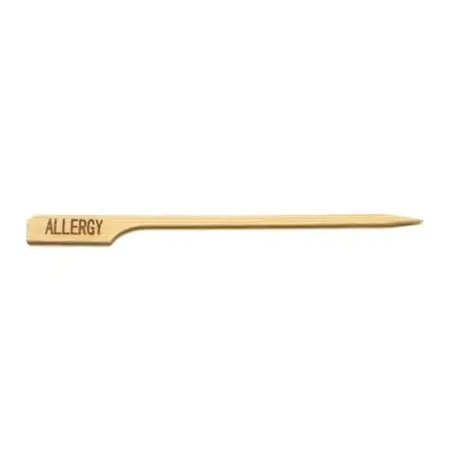 Bamboo Paddle Picks Allergy 3.5" x 1000 