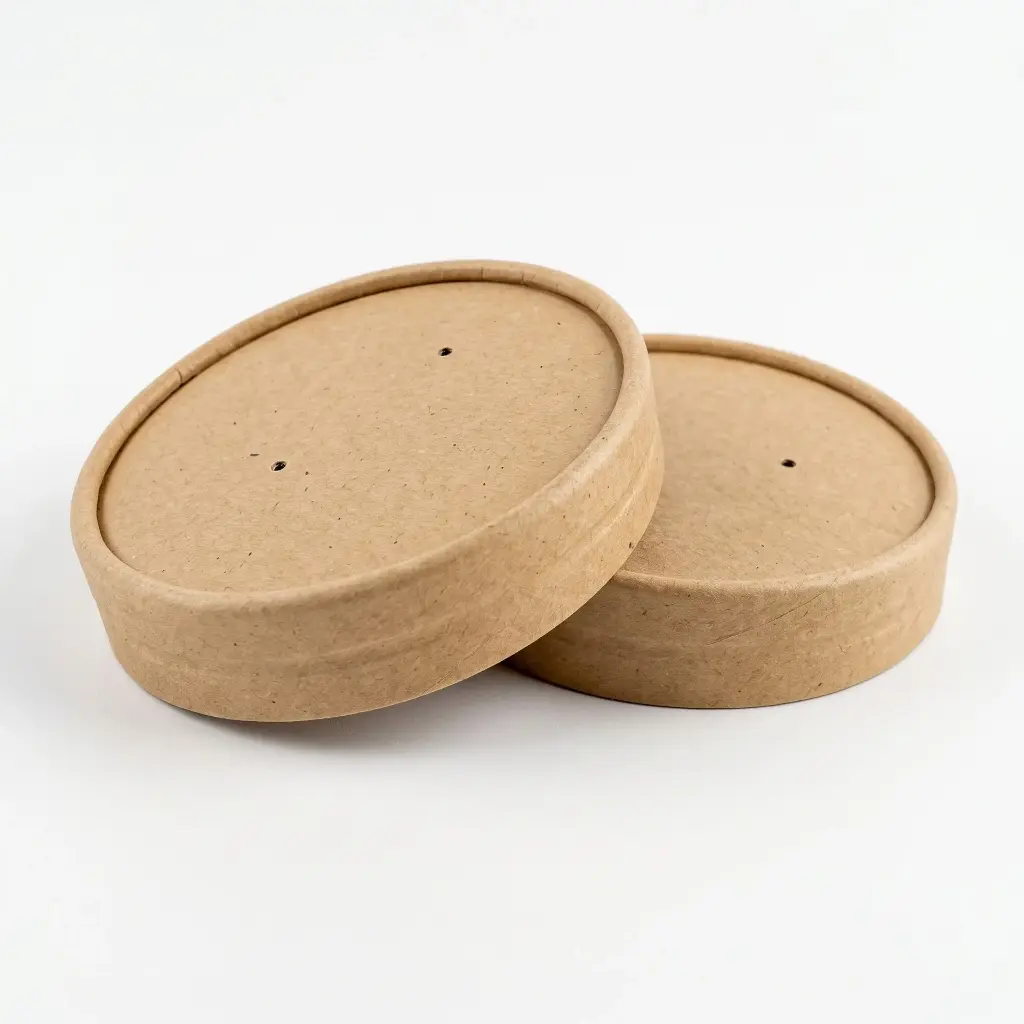  16oz Soup Container PLA Lined Paper Vented Lid x 500 
