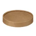 16oz Soup Container Paper Vented Lid (PP Lined) x 500 