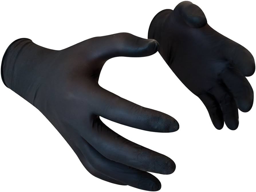 Polyco GL897 Black Nitrile Glove