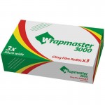 [RPEC130] Wrapmaster Clingfilm Refill 300mm x 300m Pack of 3