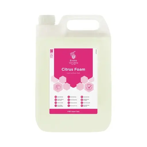 [EVHS050] Evans Handwash Citrus Foam - 5 litres