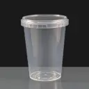 Tamper-proof container with lid 670ml - x 316