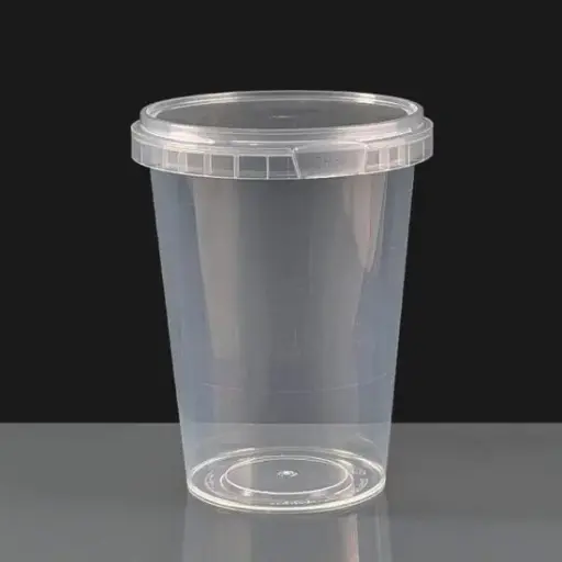 [TPLC670] Tamper-proof container with lid 670ml - Pack of 316 )