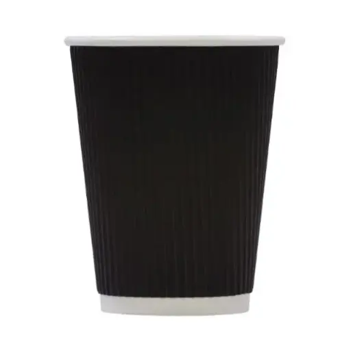 [DBRC160] Ripple Cup Black 16oz Case of 500