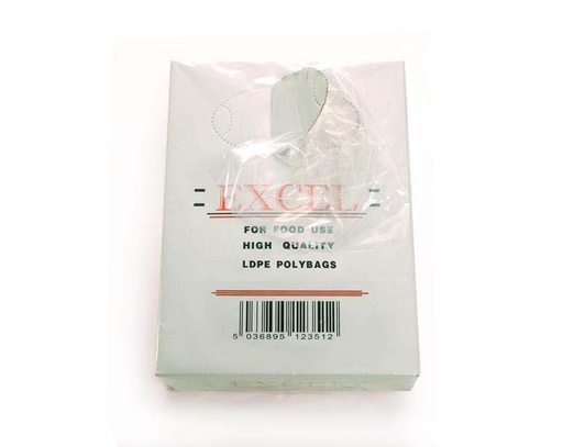 [PBFG101] Clear Food Safe Polythene Bags 10x15" - pack of 1000