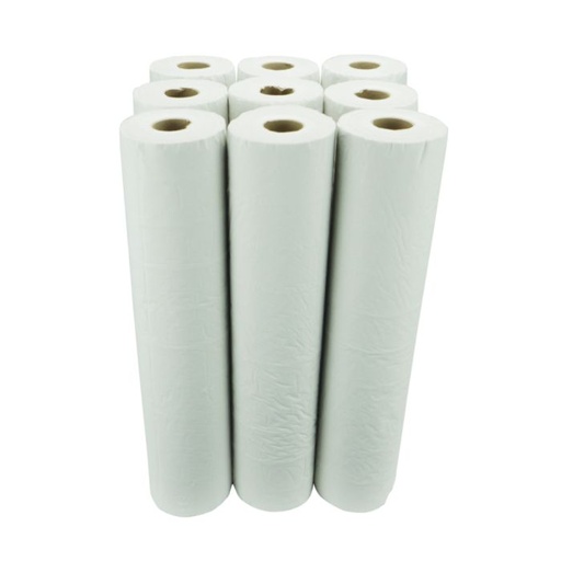 [WHCR500] Couch Rolls - White pack of 9 x 2 ply rolls 50cm x 50m