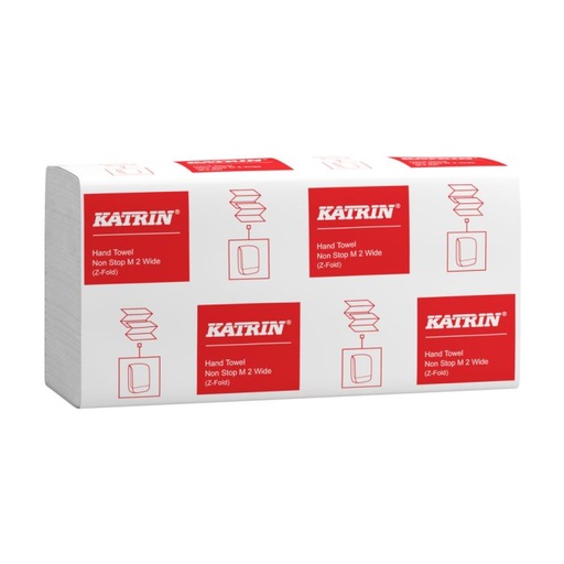 [PKZF570] Katrin 61570 White 2py Z Fold Hand towels box of 4000
