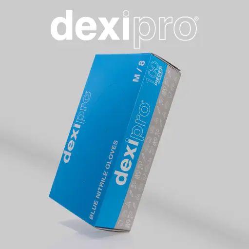 Dexipro 3.5g Blue Nitrile Glove 
