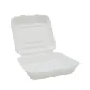 Bagasse Clam Lunch Box 10" x 200 