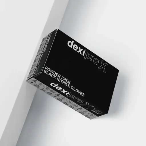 Dexipro - X  5.5g Black Nitrile Glove 