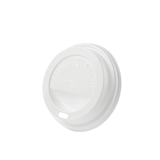 [BLWS080] Lid White Sugarcane Bio - 8 oz small 1000 