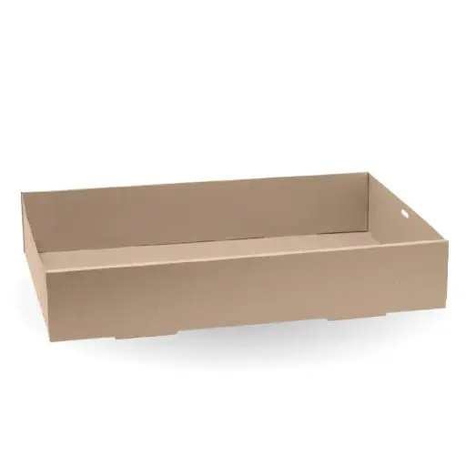 [BKPB050] Sandwich Platter Catering Tray Kraft XL 450mm x 310mm 50 Pack
