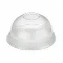 Lid Rpet Clear Domed Lid with hole 12oz (92mm) x 1,000 