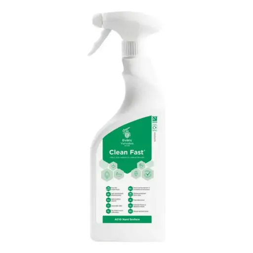 Evans Clean Fast Heavy Duty Washroom Cleaner  750ml  Single