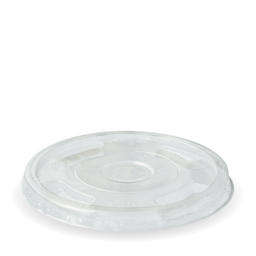 [GPFL160] Lid Rpet Cold Cup Flat Lid with Straw Slot 16 oz (98mm)  x 1000  