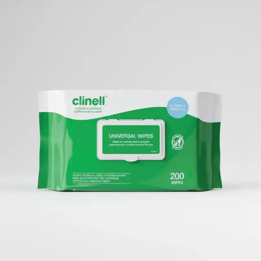 [WS2P0072] Surface wipes - pack of 72 Clinell x12