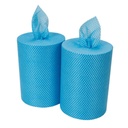 Cloths on a Roll -  BLUE-  Pack of 2 x 500
