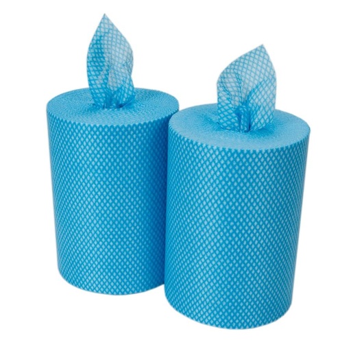 [DCRO10] Cloths on a Roll -  BLUE-  Pack of 2 x 500