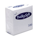 BulkySoft Cocktail Napkin White 24 x 24 2 ply 