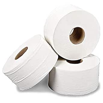 [MJR400918] Mini Jumbo Roll - White  150m 60mm Core- 12 Rolls