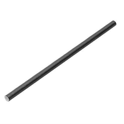 [CSTB040]  Straw Premium Black Paper 8mm - pack of 2,500