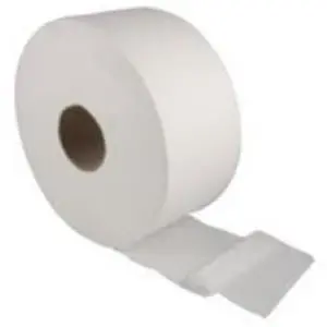 [JPR00065] Toilet Roll  Jumbo Toilet Roll 2ply White 60mm core, 400m Pack of 6