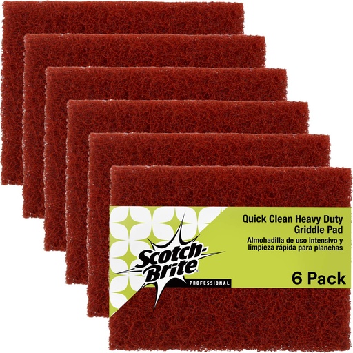 [SBGB010] Scotch Brite Heavy duty Griddle Pad - Pack of 10