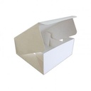 Plain Quick Cake Box 6x6x3"  Quick Service x 250
